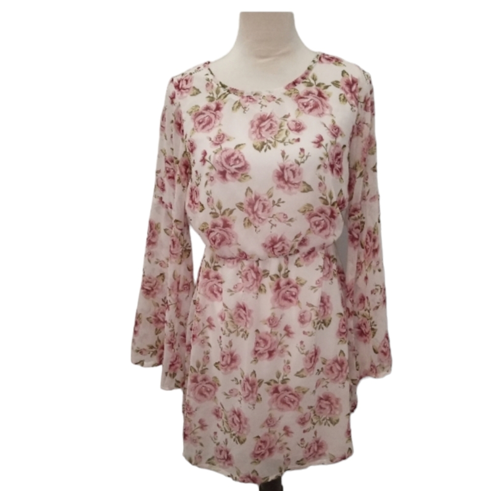 Shabby Chic Y2K Floral dress size M from the early 2000's